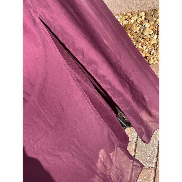 Venus Marron Sheer Cold Shoulder Formal Midi Dress size 14 - Picture 6 of 11